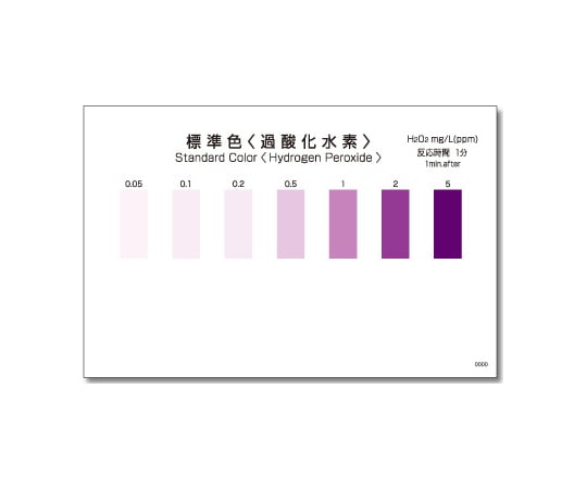 팩 테스트® (간이 수질 검사 기구) 과산화수소 1상자(5개×10봉투입) WAK-H2O2 1상자(5개×10봉투입)