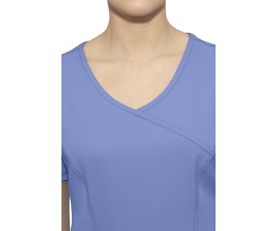 HH WORKS Scrub Tops MADISON S Size Light Blue 2525-XS-Ce 1 Piece