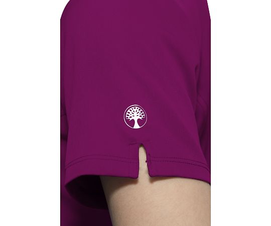 HH WORKS Scrub Tops MADISON LL Equivalent Wine 2525-L-Wi 1 Piece