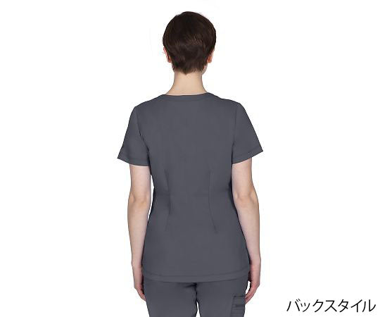 PURPLE LABEL Scrub Top JILL Size L Gray 2320-M-Pe 1 piece