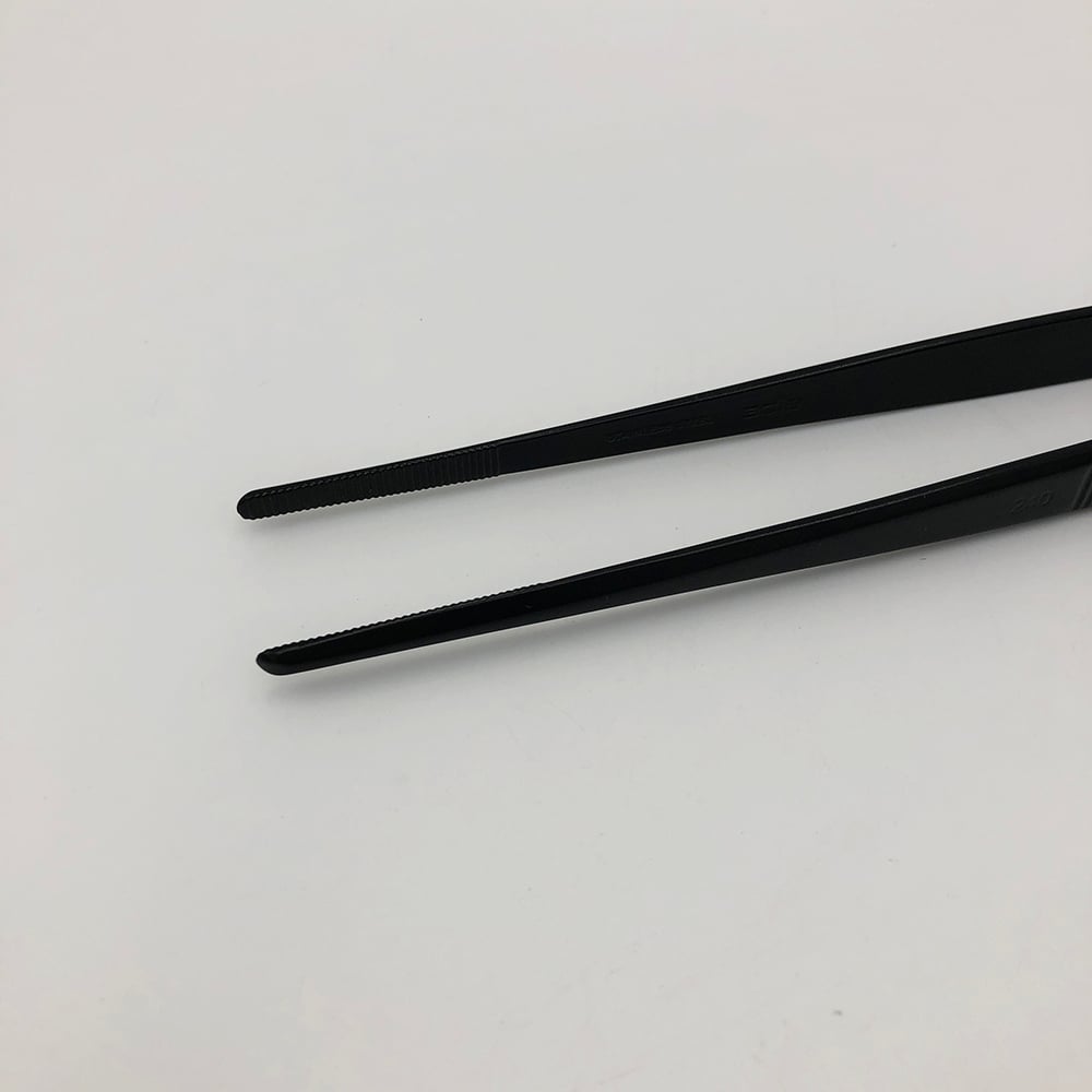 코팅 핀셋 240mm 직 1개