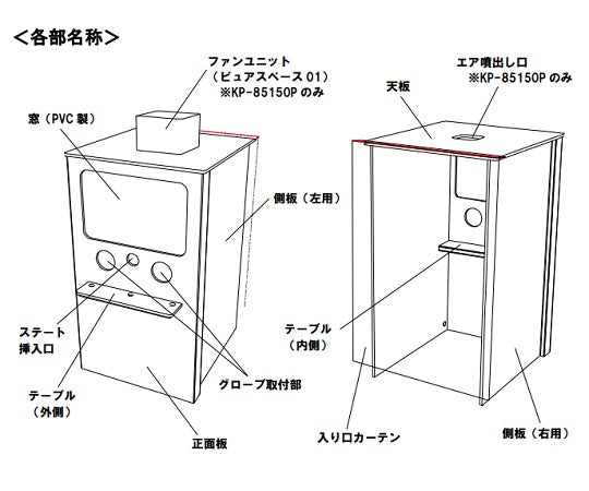 발열 외래 부스 KP-85150 1대