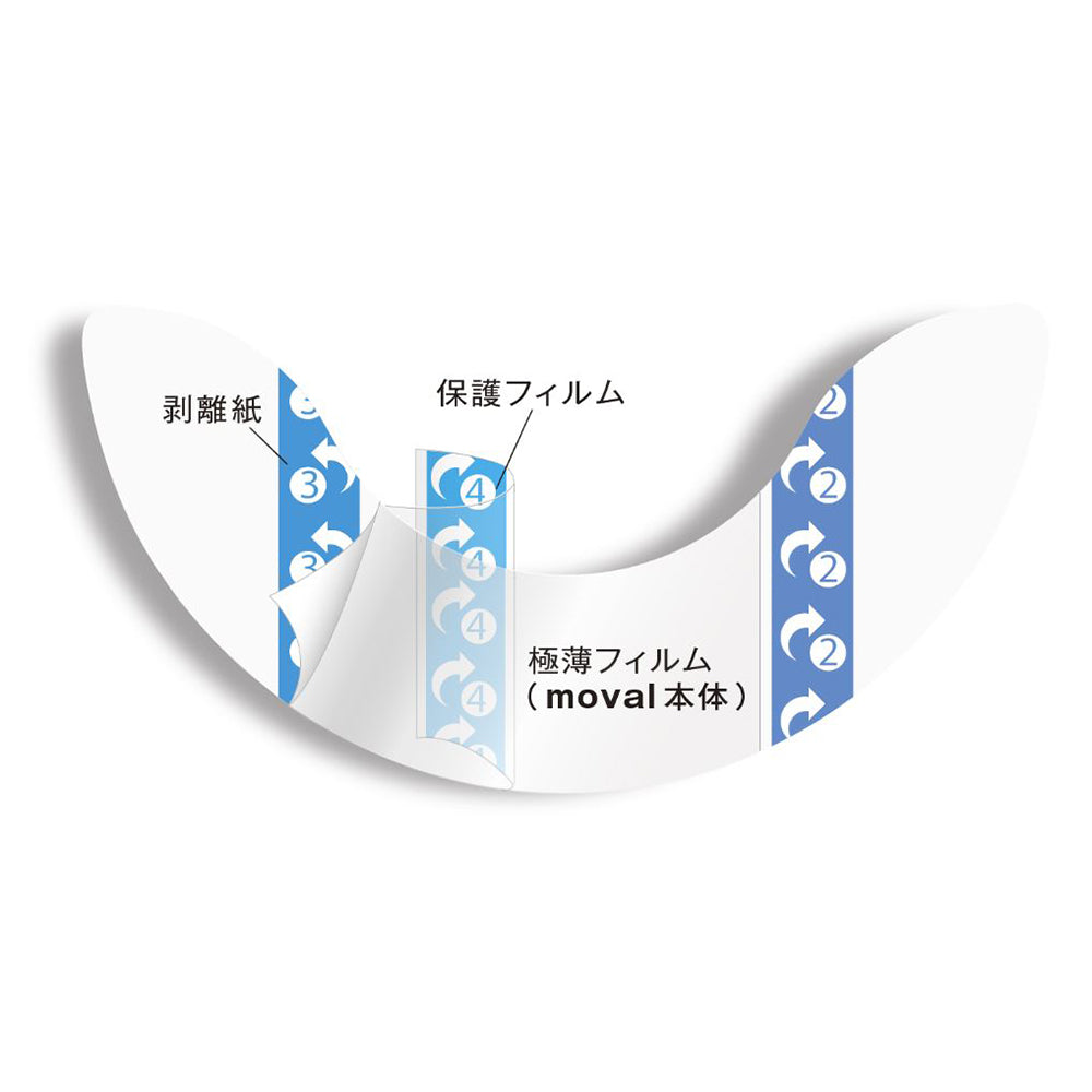 ストーマ面板固定テープ moval® ムーバル® 20枚入 YB-R35160 1パック(20枚入)