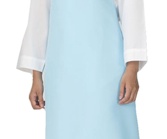 항바이러스 앞치마 Dr.Earth® 담배 접지 블루 E3500-1T 1장