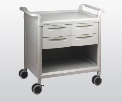 モバイルストアーカート 浅型4個 MS24A 1個