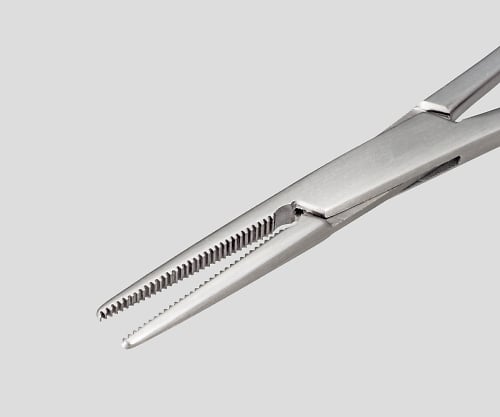 Mosquito forceps, straight, hookless, 1 piece