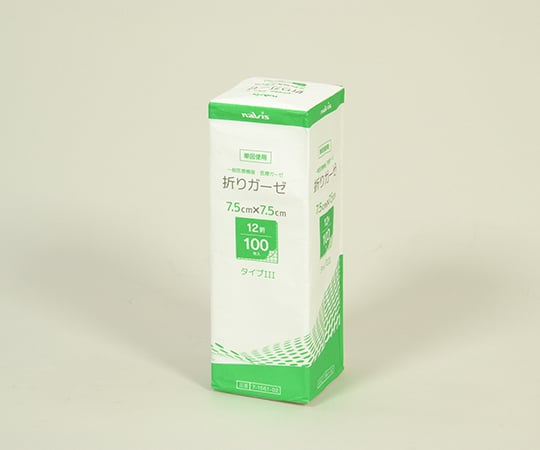 접는 거즈 12절 75×75mm 100장입 G7575-12P 1봉(100장입)