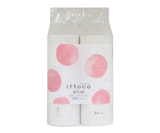 ITCO Coreless Slim 180m Single 6 Rolls 10180014 1 Pack (6 Rolls)