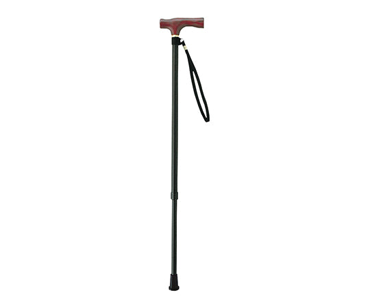 2-section telescopic walking stick (supports even in the rain) Black VH2410 1 piece