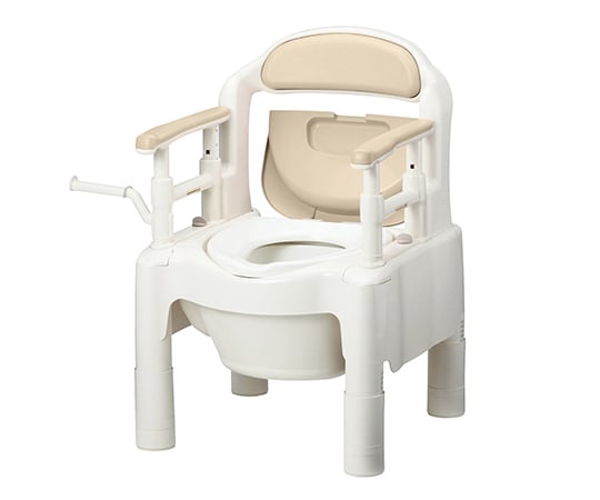 Portable Toilet FX-CP (Chibikumakun) without Height Spacer, Beige, 533-554, 1 pc