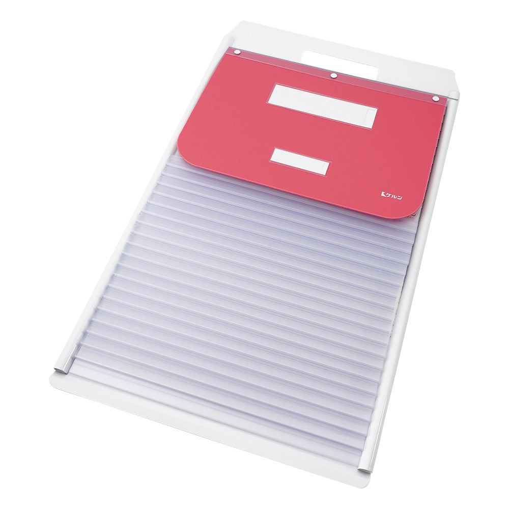 カーデックス(アルミタイプ・PP製ポケット) ポケット20枚付 ピンク KD-502-P 1個