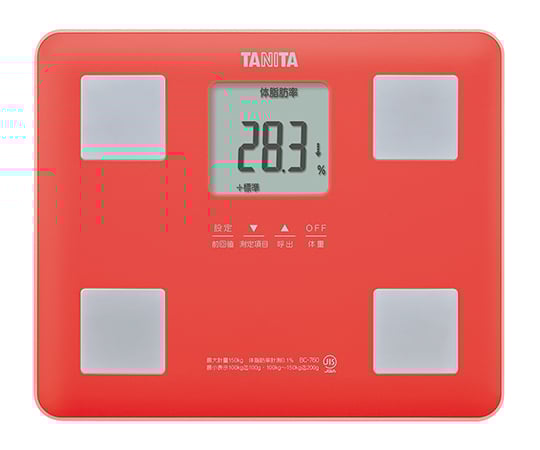 体組成計 コーラルピンク BC-760-PK 1台