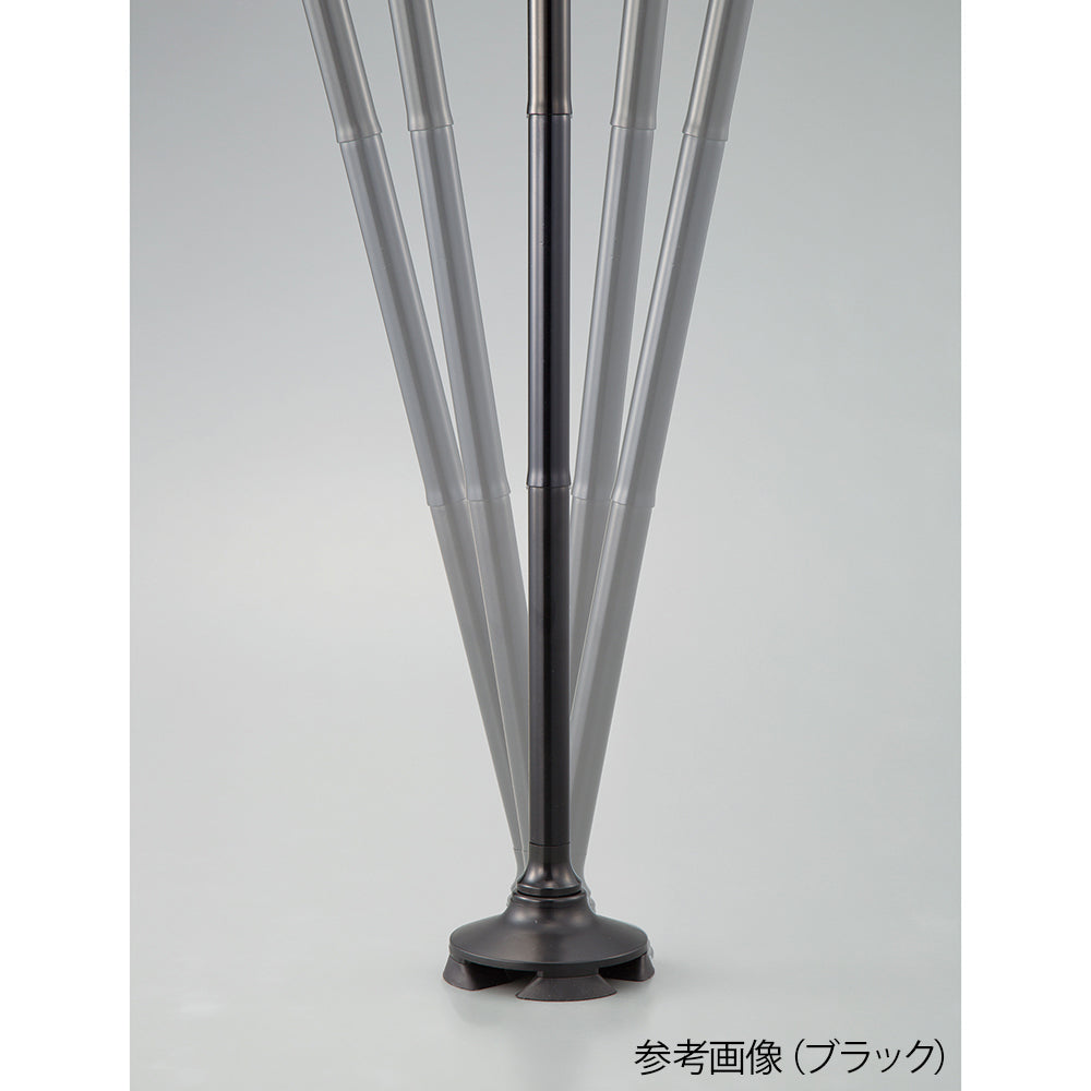 4-point self-supporting walking stick with LED light 2029-056 1 piece