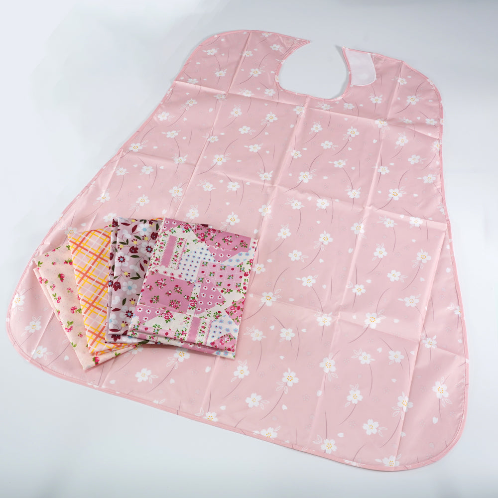 さわやか食事用エプロン ピンク 10枚セット 1袋(10枚入)