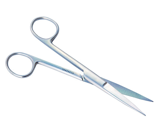 外科剪刀 (左利き用) 両尖 直 全長145mm B022-0288-L 1本