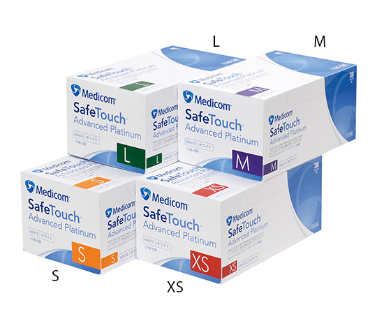 Safe Touch Nitrile Gloves (Powder Free) White L 300 pieces 1174D-Y300 1 box (300 pieces)