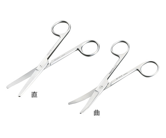 Surgical shear blade, double blunt, straight, total length 145mm, RDSCS145, 1 piece
