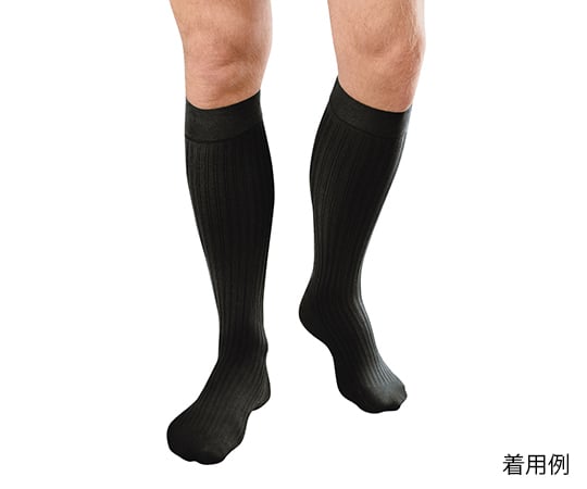 Compression Stockings Jobst For Men Ambition 20 (High Sock Type, Ankle Pressure 20-27hPa) Black 2L JP-A20K5B 1 Pair