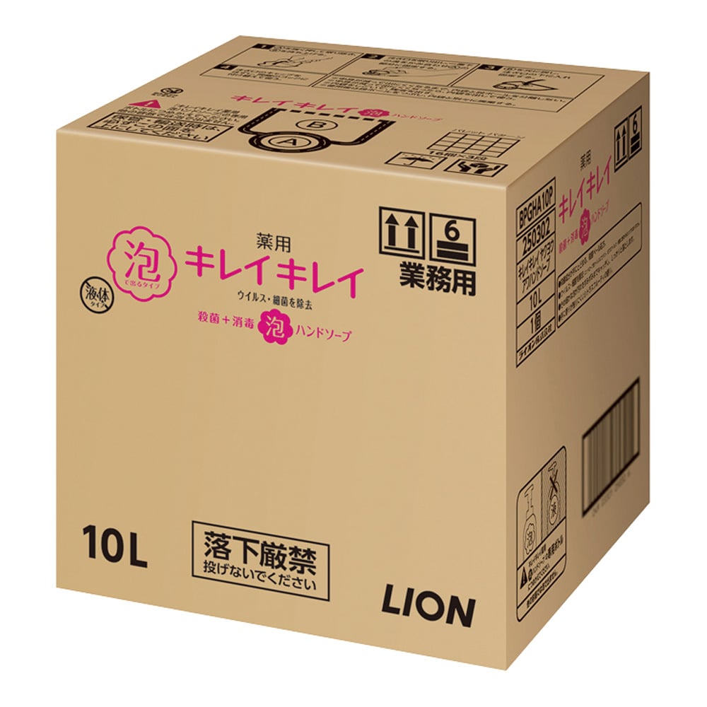 깨끗한 깨끗한 약용 거품 핸드 비누 10L BPGHA10P 1 개