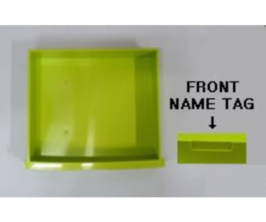 DC205 type drawer, ABS, green, 1 piece