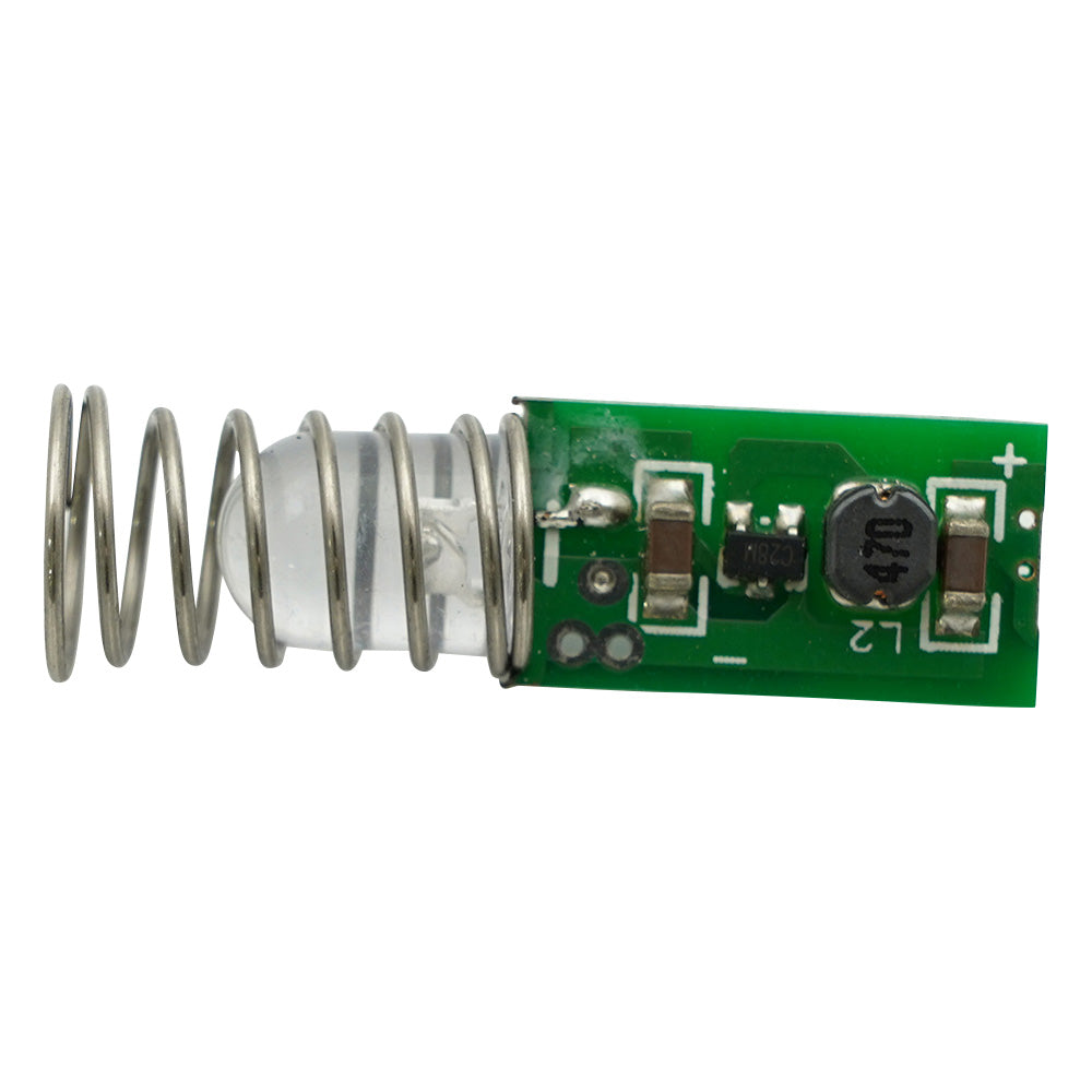 1 x White LED bulb for replacing mini push light