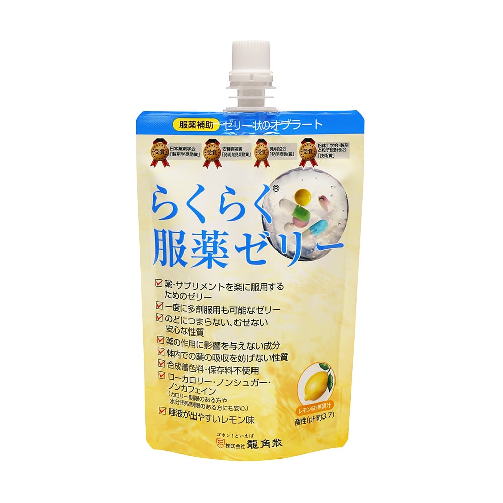 Ryukakusan Easy-to-take Jelly, Lemon Flavor, 1 bag