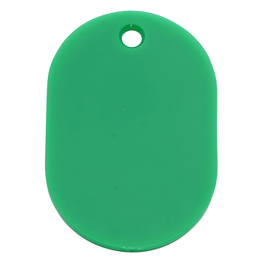 Numbered tags, small (31 x 45 mm), no number, green, 1 set (50 sheets) 1 set (50 sheets)
