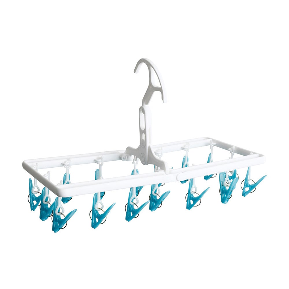 Mini square hanger, blue, 16 pieces, LK401, 1 piece