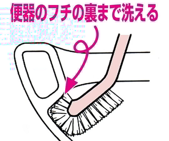 Toilet brush with washable backing 476939 1 piece