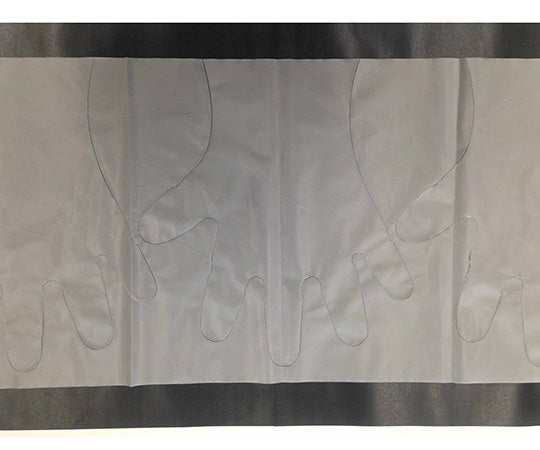 Embossed gloves, 5-strand (roll 500) L, 1 roll (500 pieces)