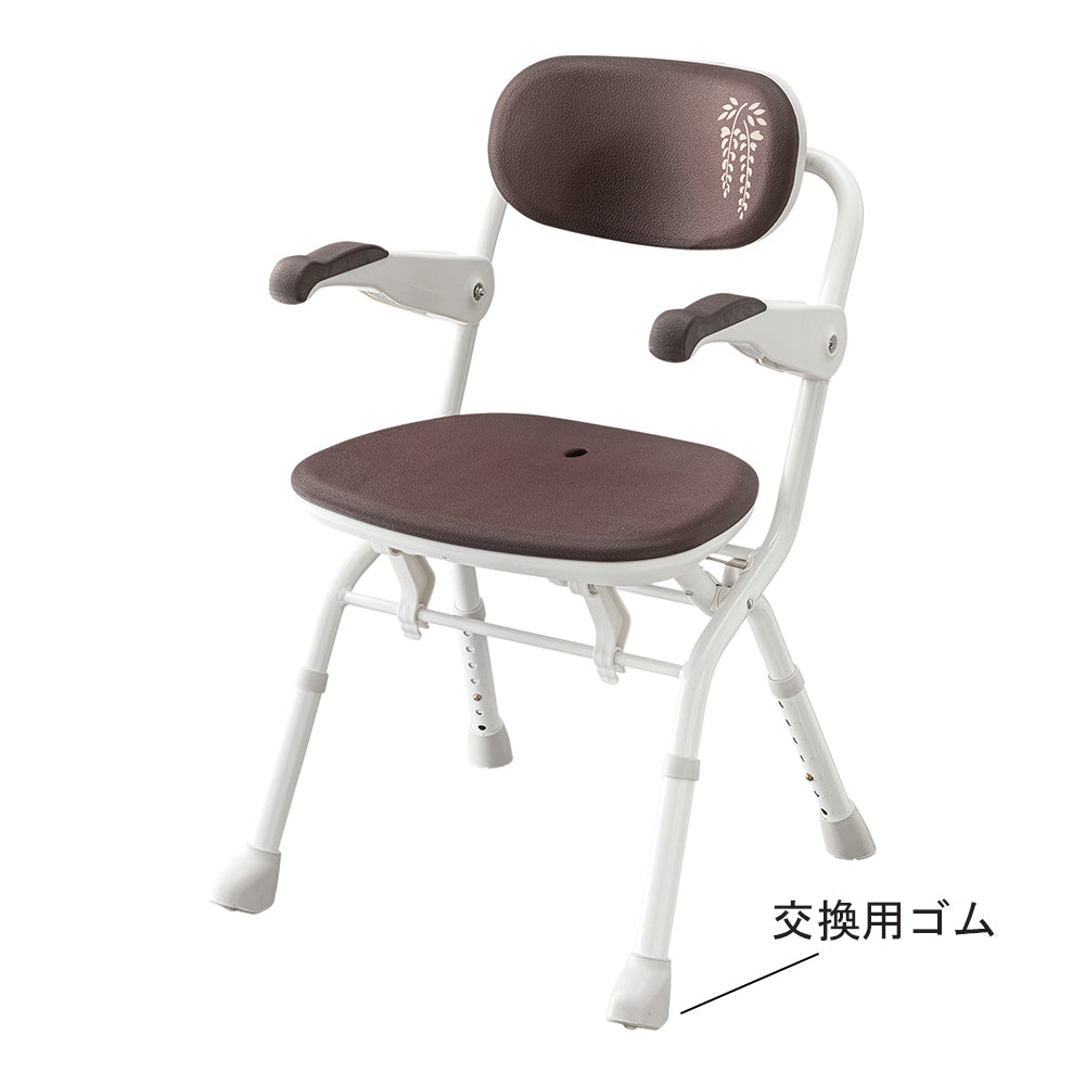 Easy-to-open shower bench leg rubber L with C 2 pieces, without C 2 pieces 592-512 1 box (4 pieces)