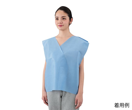 Mammography jacket (front fastening with tape) 1 bag (10 pieces) CWM-301B 1 bag (10 pieces)