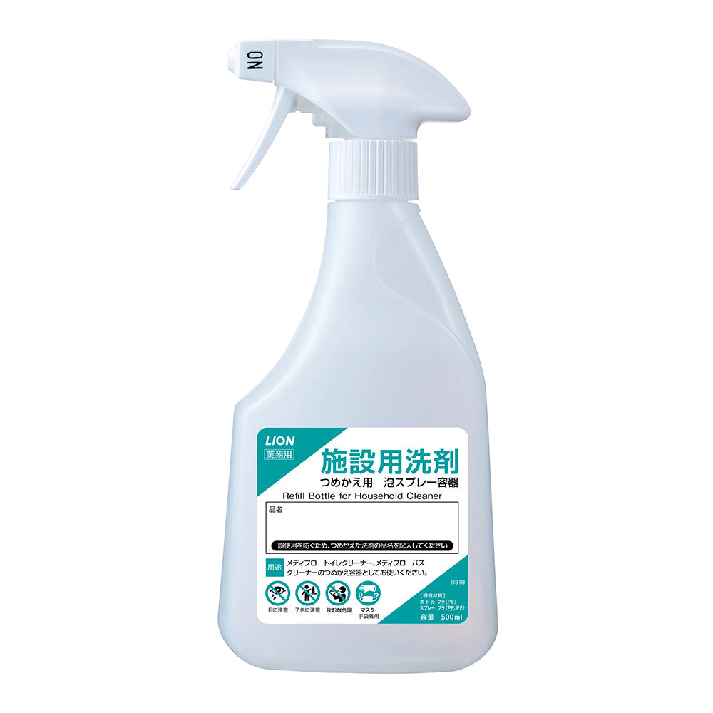 Toilet cleaner (Medipro) foam spray empty container YAWS500 1 bottle