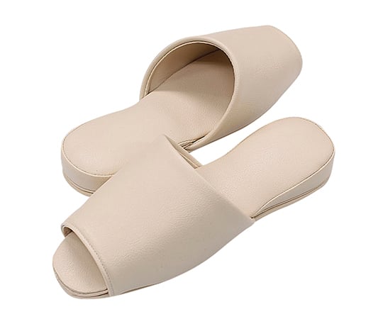 슬리퍼(항균 컬러 텐더) 앞 열림 타입 베이지 1 다리