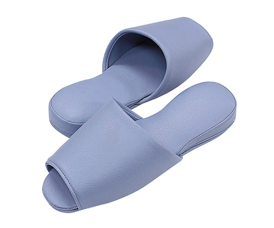 슬리퍼(항균 칼라 텐더・6족입) 앞열림 블루 1봉(6족입)