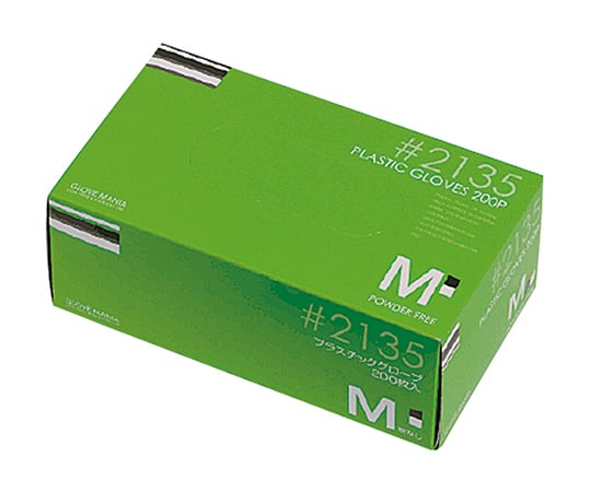 Plastic gloves (powder-free) M 200 pieces 2135 1 box (200 pieces)