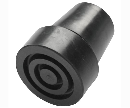 折り畳み式ステッキ 愛杖 交換用杖先ゴム 黒 1個