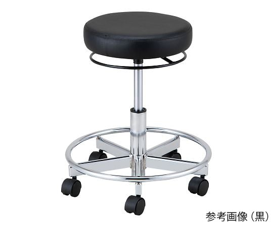 Comfortable round chair (with adjustable ring) Black 1 piece