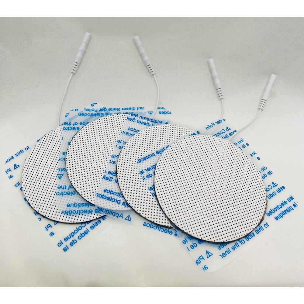 Personal trainer (composite high frequency EMS) adhesive pad Φ70mm 1 bag (4 sheets) 1 bag (4 sheets)