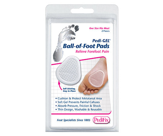 Gel pads for soles of feet, calluses prevention, anti-slip, 2 pieces #P8201 1 box (2 pieces)