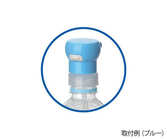 Plastic bottle straw cap with attachment, pink, 385909, 1 piece