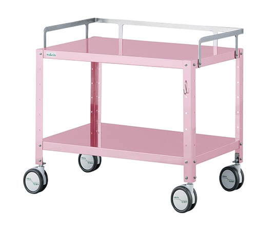Mini Colorful Stainless Steel Wagon (with hooks, low floor type) Regular Pink MCSWR-2PF 1 unit