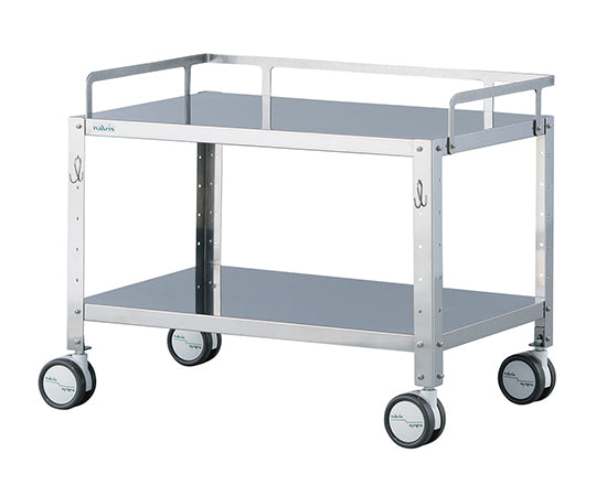 Mini Colorful Stainless Steel Wagon (with hooks, low floor type) Large Silver (unpainted) MCSWL-2SF 1 unit