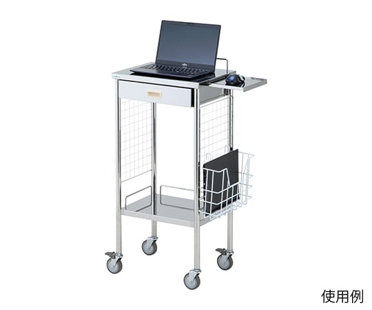 パソコンカート(サイドネット付き) PCK-1W 1台