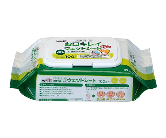 Clean Mouth Wet Sheets N (Care Heart Oral Specialty) 100 sheets per bag (100 sheets)