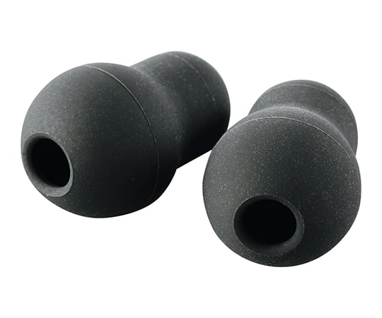 Vital Navi Stethoscope Replacement Soft Earpieces Black Large 1 Set (2 Pieces)