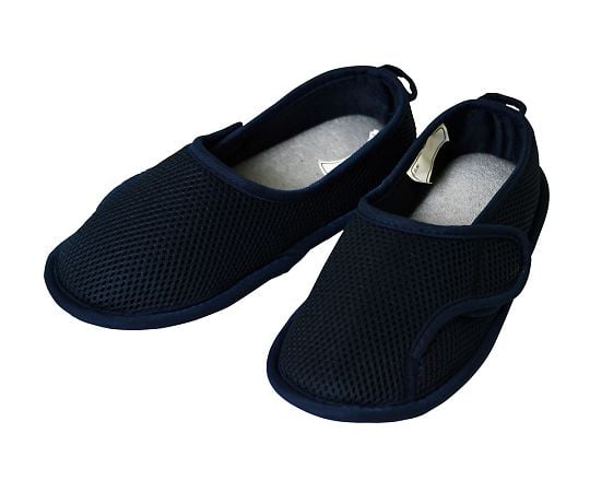 Supportive room shoes (closed toe type) Navy L B00211 1 pair