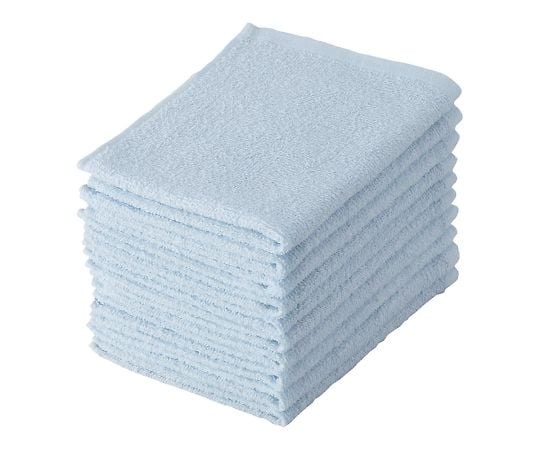 Light colored hand towels, set of 10, blue, 571258, 1 bag (10 pieces)