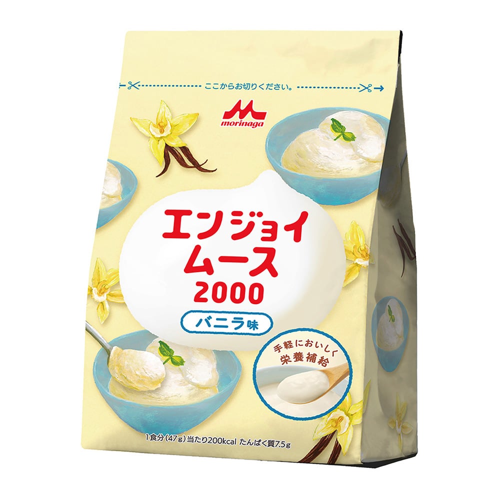 エンジョイムース2000 バニラ味 1箱(8袋入) 1箱(8袋入)