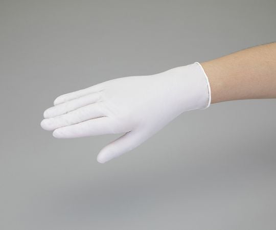 Nitrile Disposable Gloves Powdered Model Robe White SS 1 Box (100 Pieces) No.981 SS 1 Box (100 Pieces)